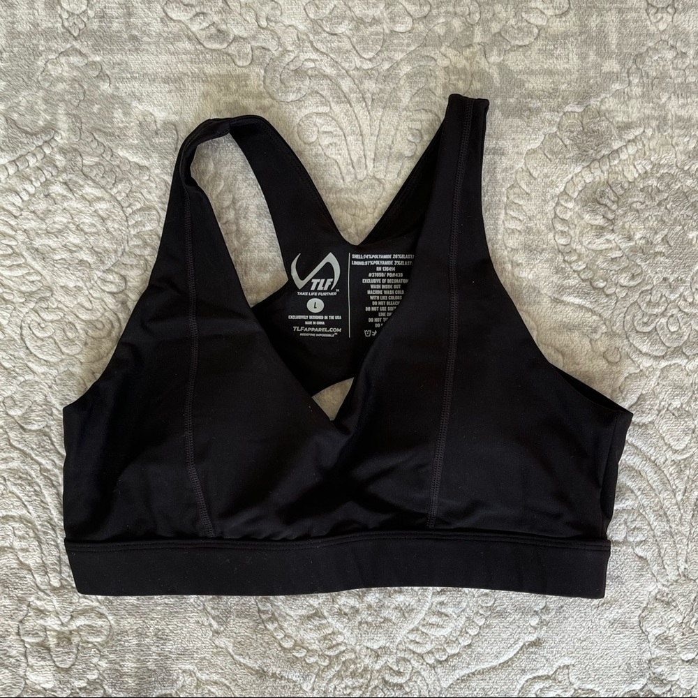 Black TLF Sports Bra